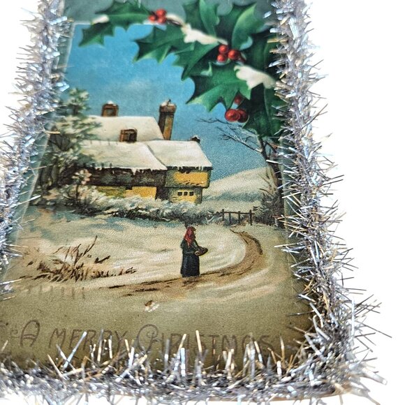 Vintage Christmas Instant Collection Holiday Card Ephemera Decor Bundle - Picture 8 of 11